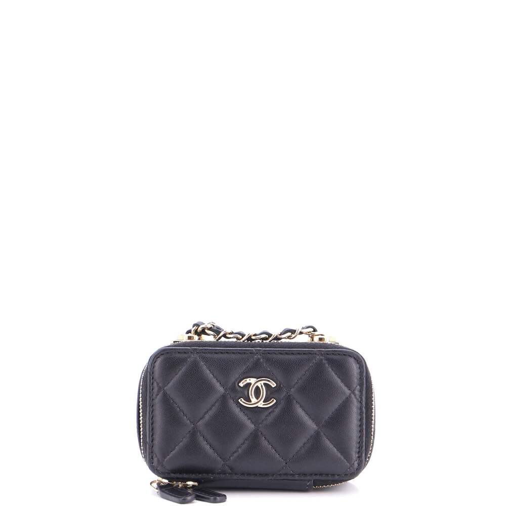 Chanel Cc Chain Handle Zip Around #270738C44B